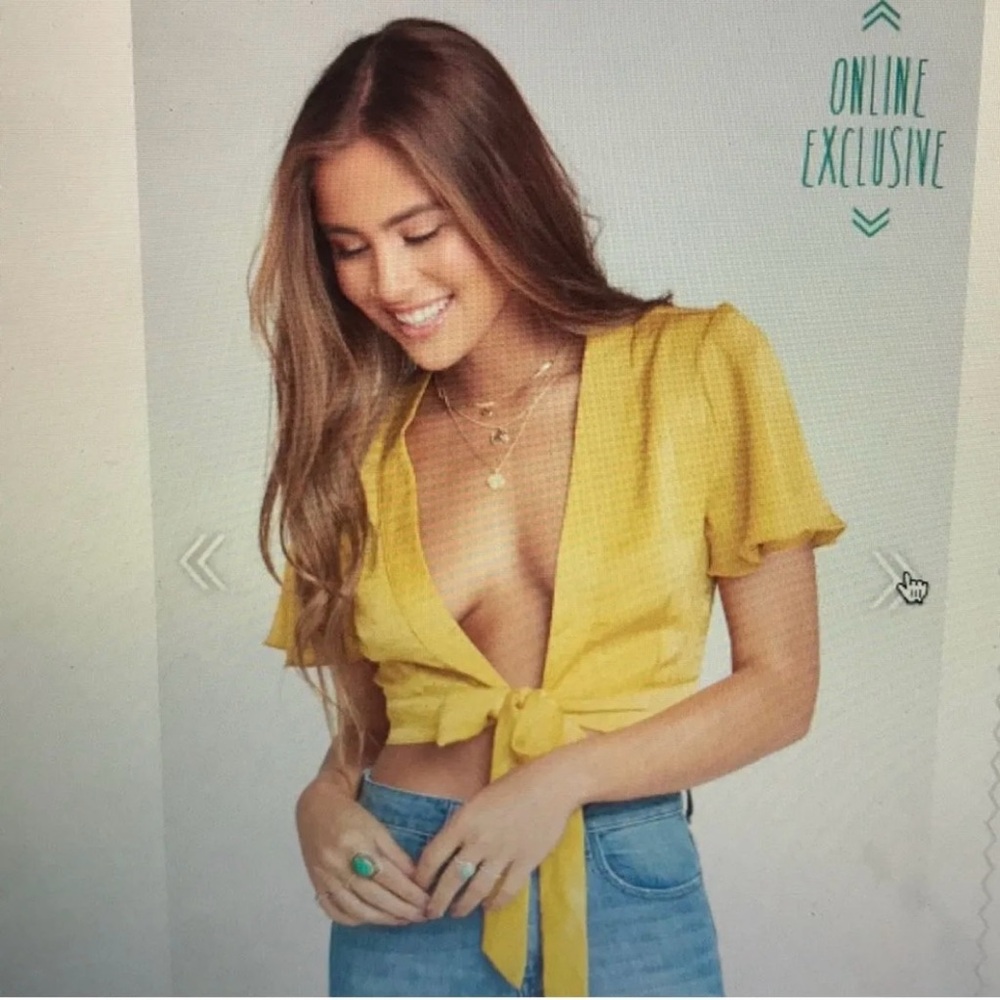 Show Me Your Mumu Arie Tie Top - Size XS